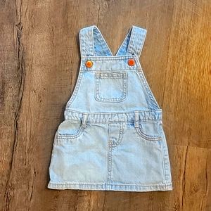Baby Girl Old Navy Denim Overalls Dress